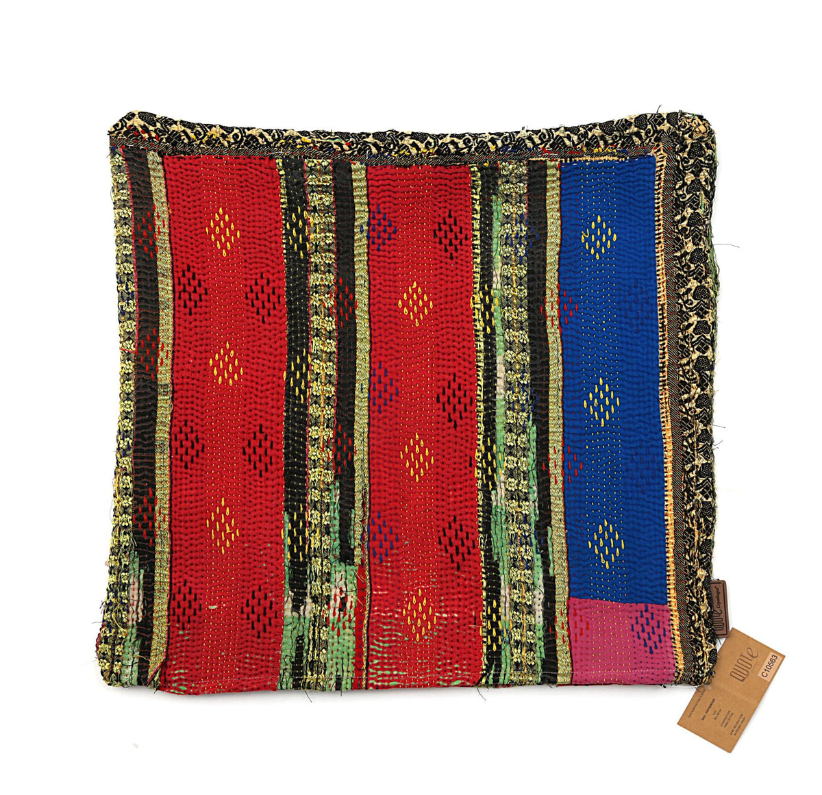Sari Cushion Cover 50x50 – Grey & Beige