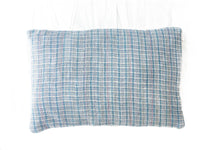 Sari pillowcase 60x40 in pink, turquoise and cream with oriental boho/bohemian pattern and colorful applications (unique pillow)