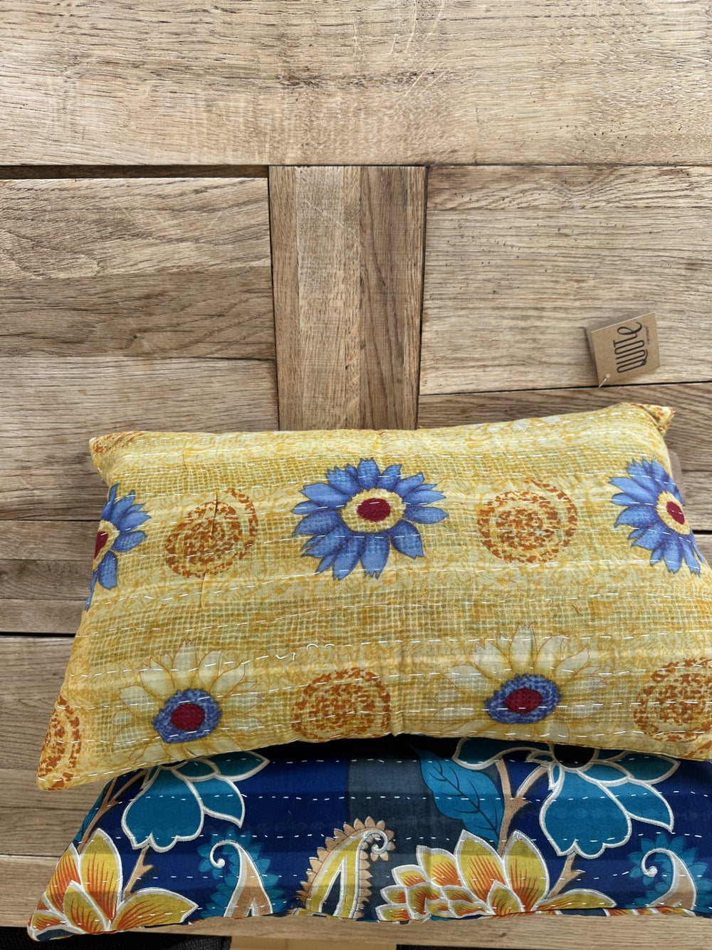 Kantha Duo 10 – 2 Sari pudebetræk 30×50 – Quote Copenhagen