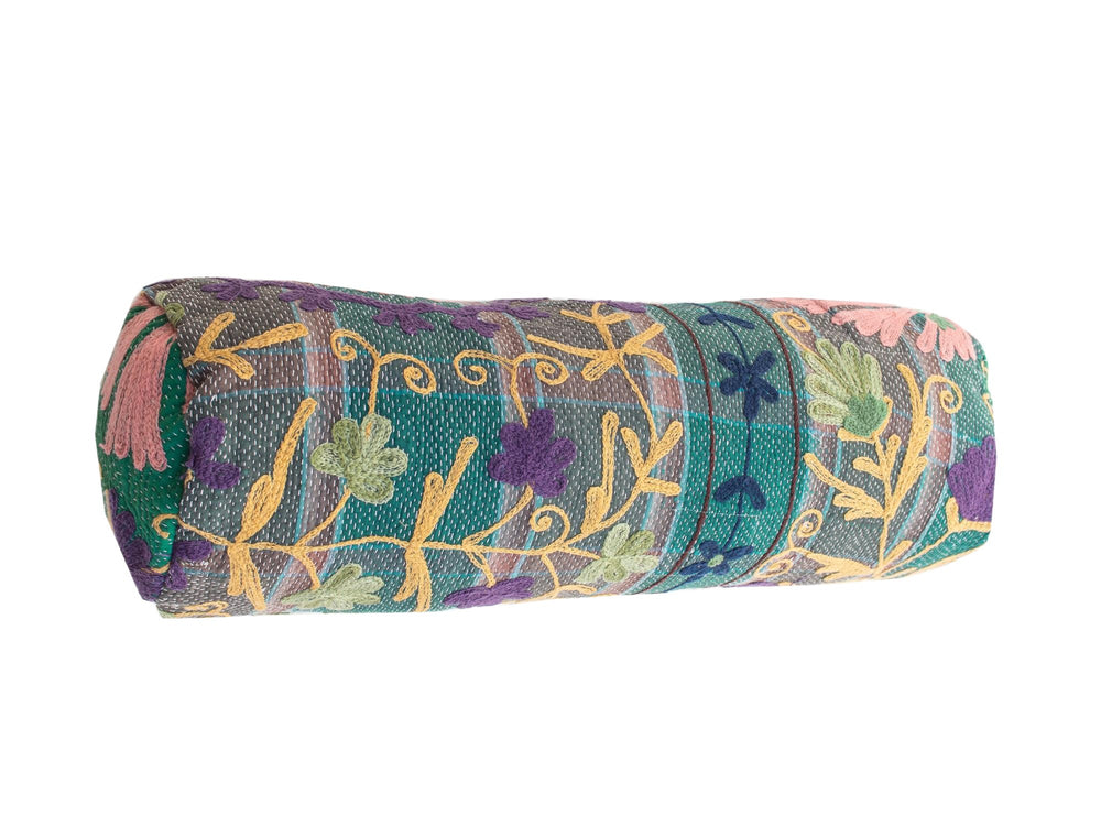 Suzani Bolster Cover Ø20x60