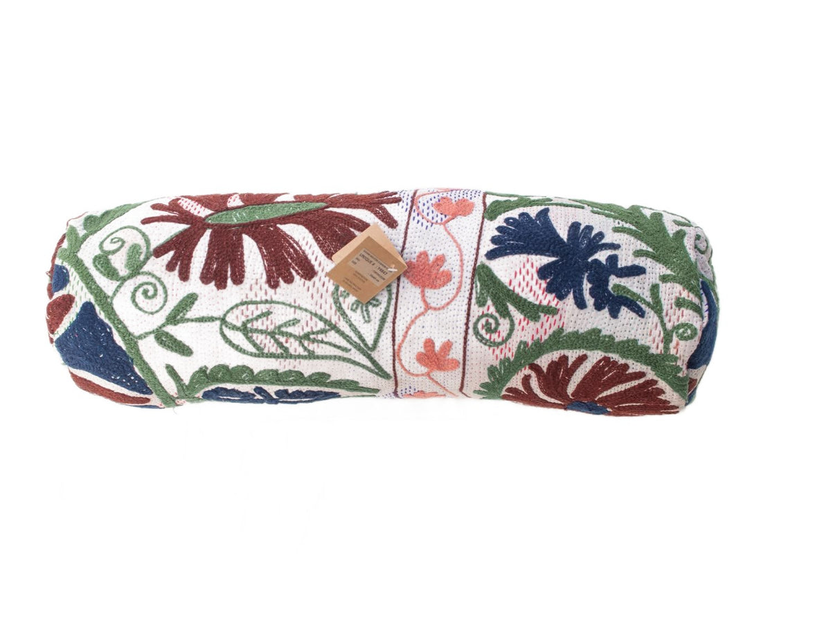 Suzani Bolster Cover Ø20x60