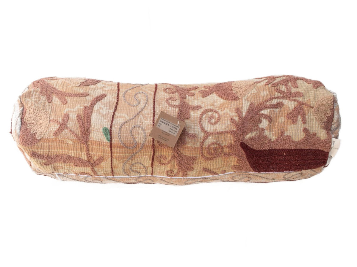 Suzani Bolster Cover Ø20x60